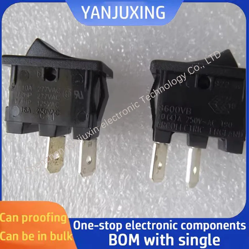 1pcs/lot 8600VB ship-type switch 2-pin 2-position lever rocker switch with 10A 250V rating