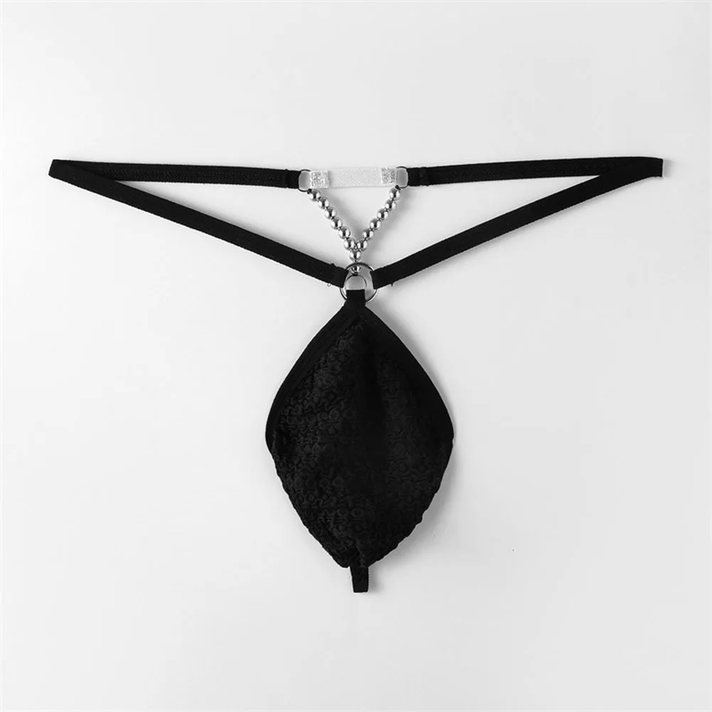 

Черные полые сетчатые трусы для домашнего использования в отеле, дышащее нейлоновое нижнее белье, домашняя одежда для сна, легкий нейлоновый материал