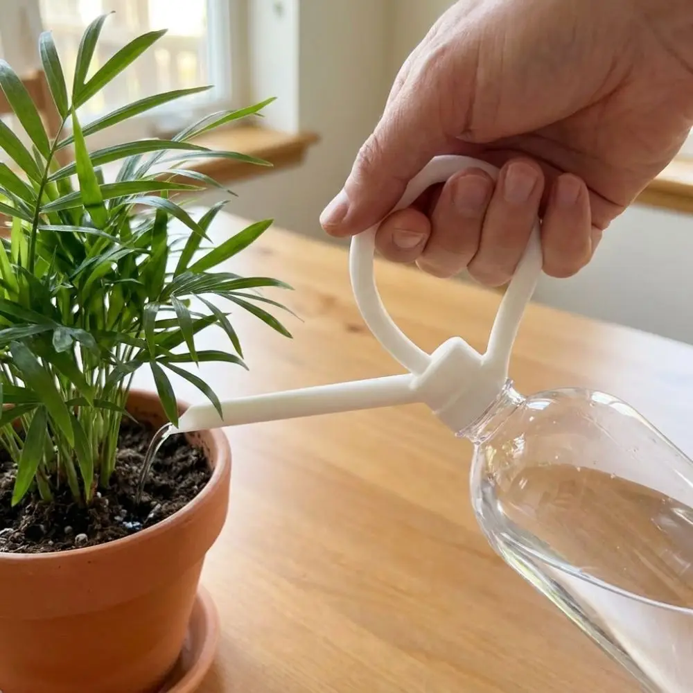 3D Printing Watering Can Replacement Nozzle Universal Long Spout Watering Can Head Without Spills Gentle Watering