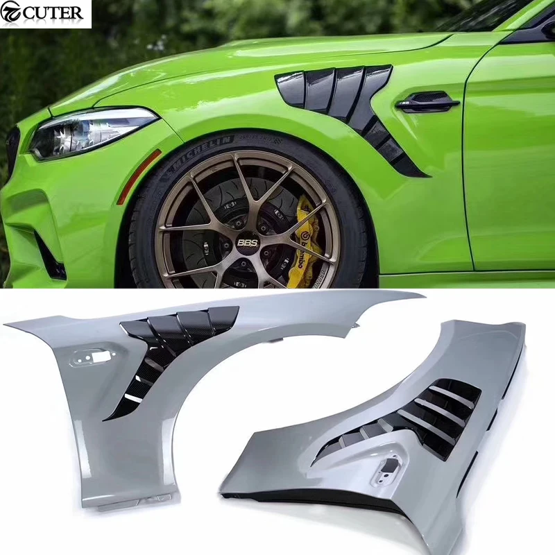 F87 M2C M2 Carbon Fiber Frp Side Fender With Air Vents for Bmw F87 M2C Car Body Kit