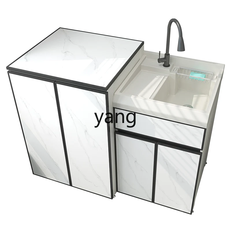 Yhl Washing Machine Cabinet Partner Pool Tank All-in-One Cabinet Small Apartment Custom Corner Cutting