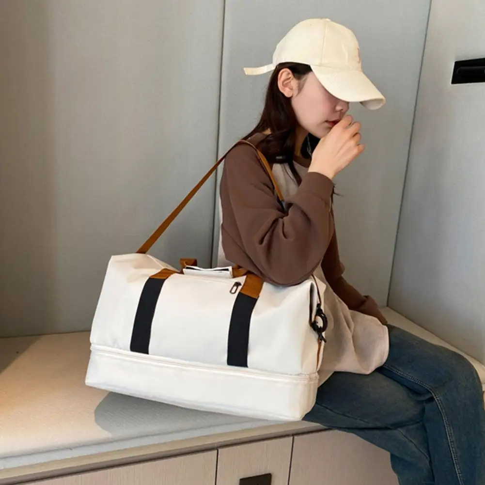 

Gym Bag Large Capacity Yoga Bag with Independent Shoe Compartment Dry And Wet Separation Workout Bag for Travel Fitness Swimming