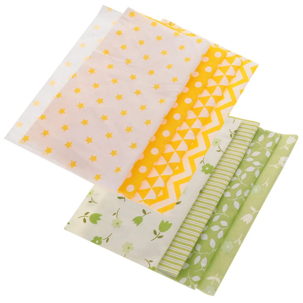 8pcs Fabric Soft Printed DIY Patchwork Plain Cloth Material H made Diy Patchwork Crafts Sewing Quilts Pillows Toys