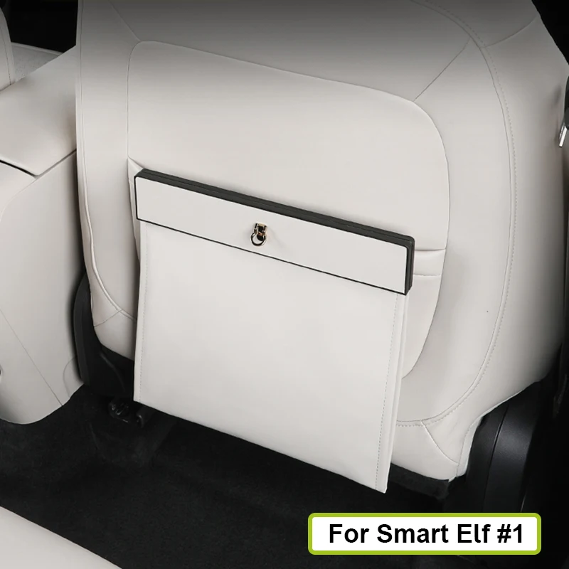 

Car Trash Can Collapsible Leak-Proof Storage Bag Backseat with Garbage Bag for Mercedes Smart Elf #1 2022 2023