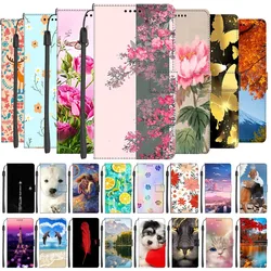 Leather Cases For Samsung Galaxy S25 Plus Luxury Card Wallet Phone Cover For Samsung A16 5G Flip Book Case Cute Magnetic Bags