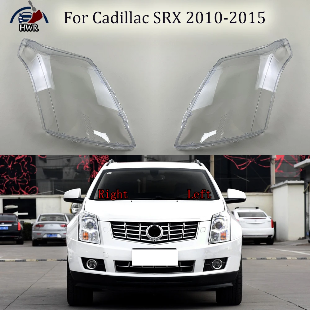 

For Cadillac SRX 2010 2011 2012 2013 2014 2015 Transparent Lampshade Headlamp Cover Lamp Shade Headlight Shell Lens Plexiglass