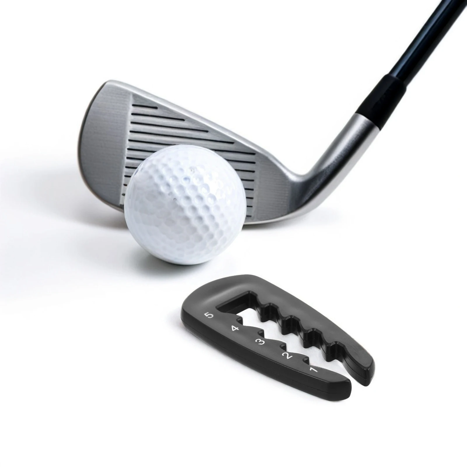 

1pc Adjustable Golf Tee Height Tool Stable Base Durable Abs Material Portable Training Aid For Outdoor Indoor Swing Consistency