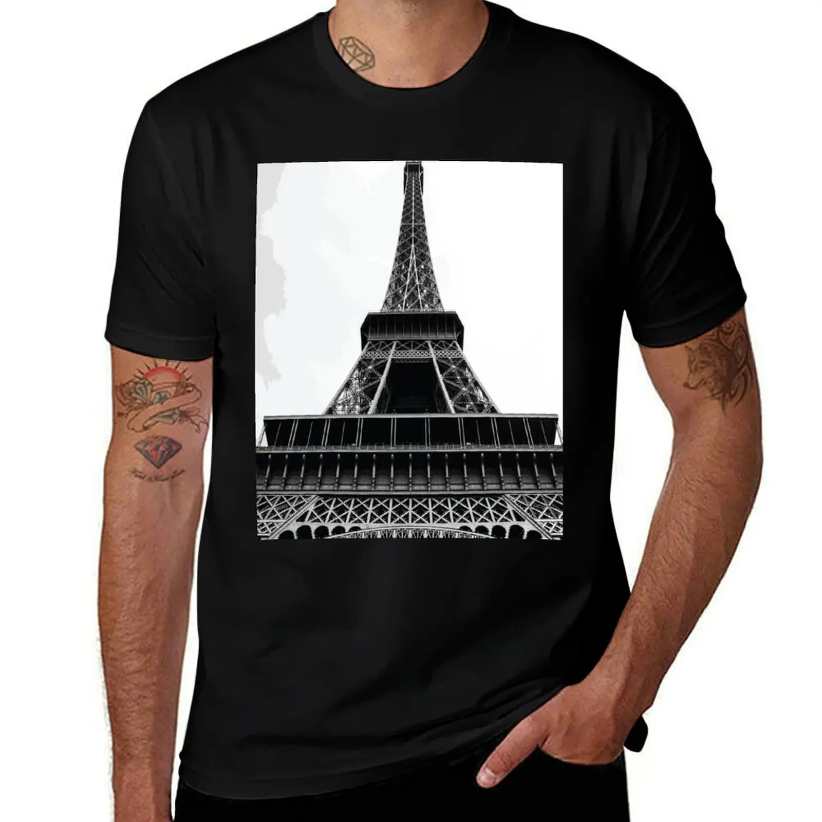 

EIFFEL TOWER Pop Art T-Shirt t shirt man plain t shirts for man graphic funny man t shirts graphic T-Shirt