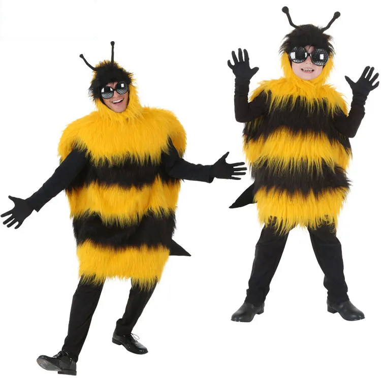 

Halloween Costume Performance Animals Insects Costume adults children Thorns Bees Cosplay Bees Costume Hu Feng dress up