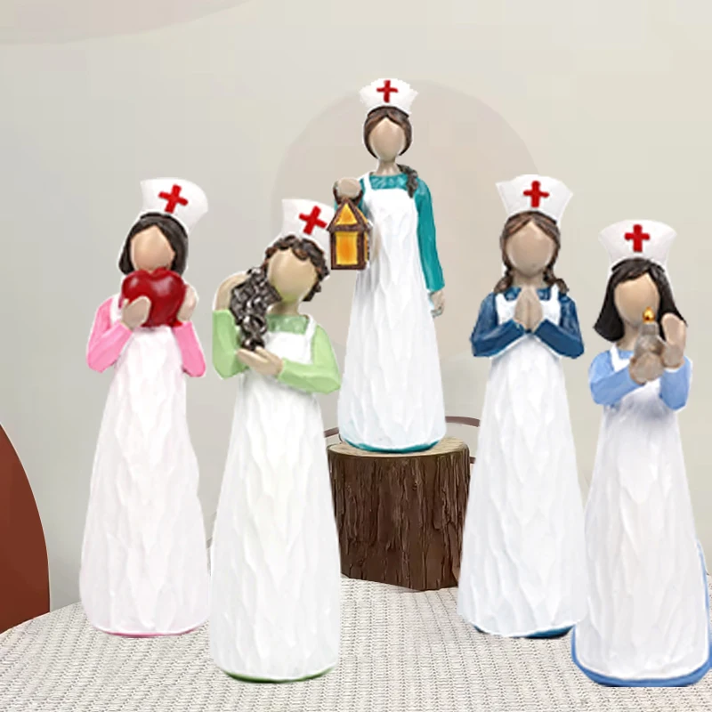 

Nurse series ornaments bedroom home decoration vintage nurse statue gift for nurses suitable for home decoration room decoration