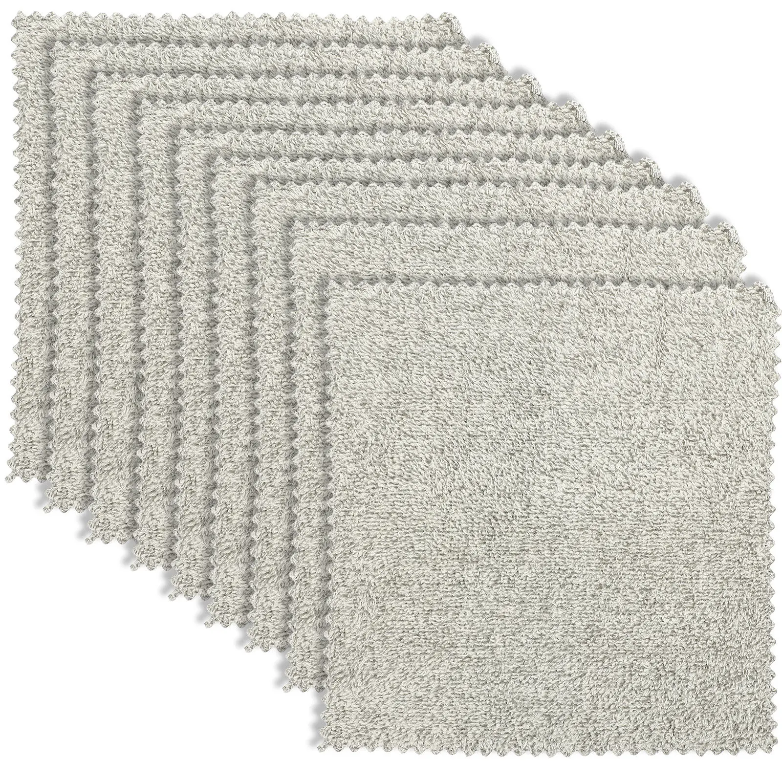 

Набор из 12 кухонных полотенец из бамбукового угля: высокоабсорбирующие, мягкие, приятные для кожи, из микрофибры