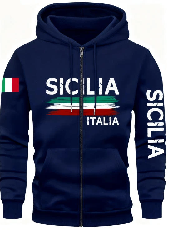 

Men's hooded sweatshirt with fashionable printed letters, autumn and winter sportswear, daily commuting attire