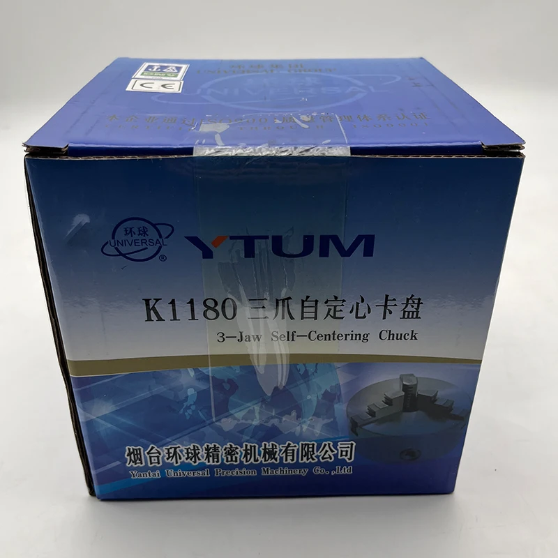 High Precision of Mini Lathe Chuck 80mm YTUM Brand 3 Jaw Self-centering Chuck K11-80 Manual Lathe Chuck 3 Jaw Mini Chuck