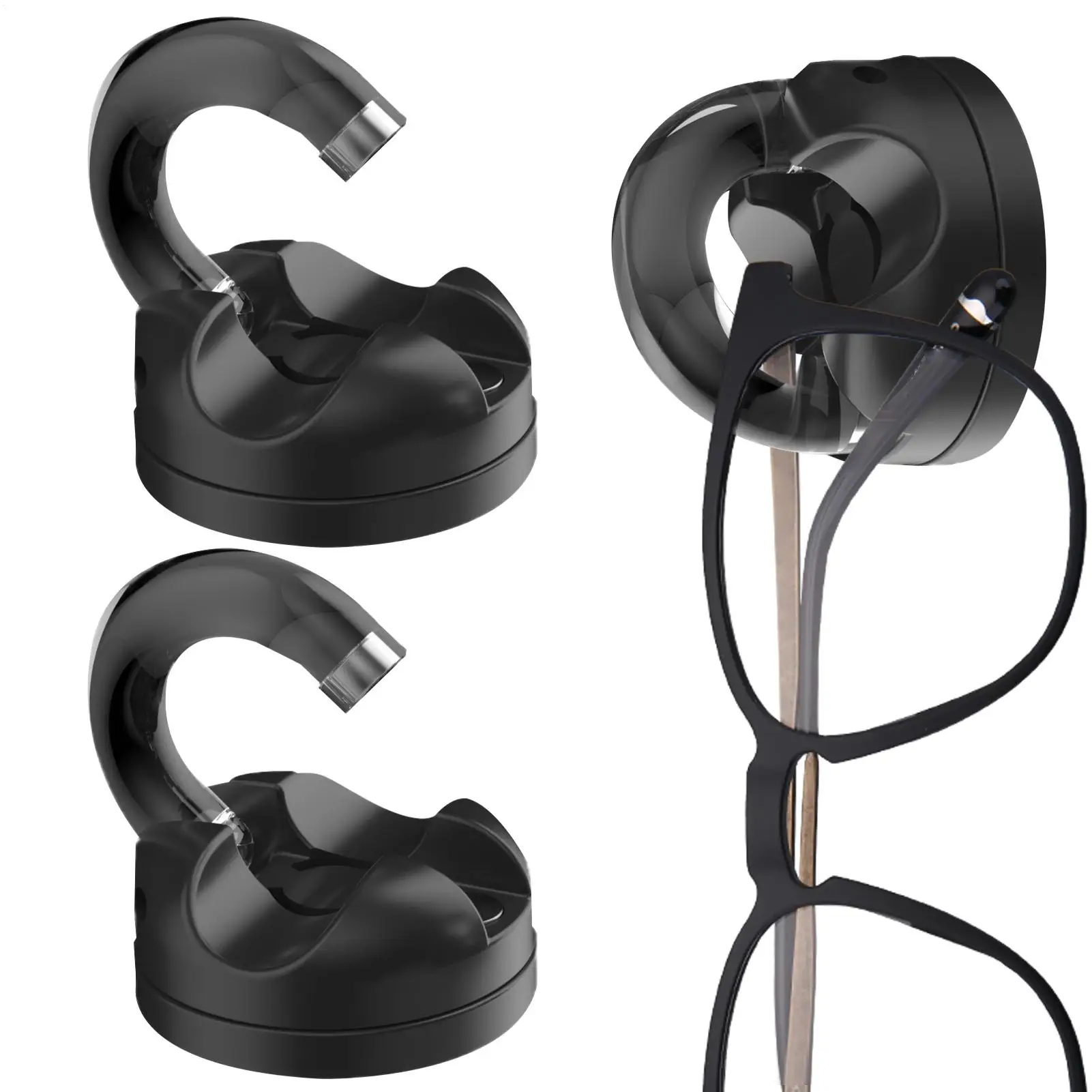 Cable Holder Magnetic 3 Pieces Strong Universal Rotating Kitchen Bathroom Clips Appliance Phone Charger Cable Holder For Kitchen