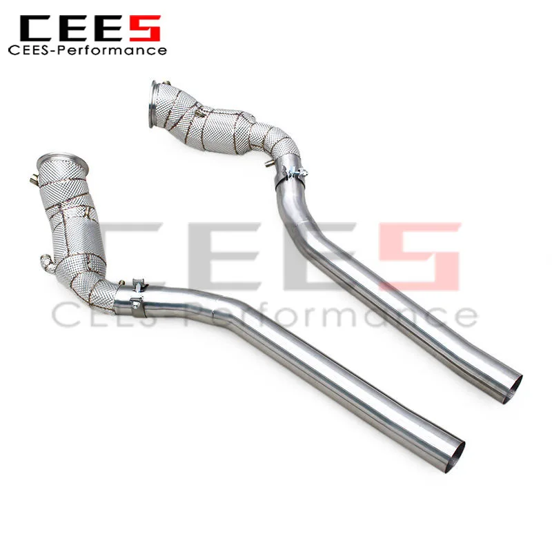 

CEES Stainless Steel Downpipe Pipes for Ferrari Purosangue FUV V12 6.5L 2022+ Racing Car Exhaust System Free Flow Downpipe