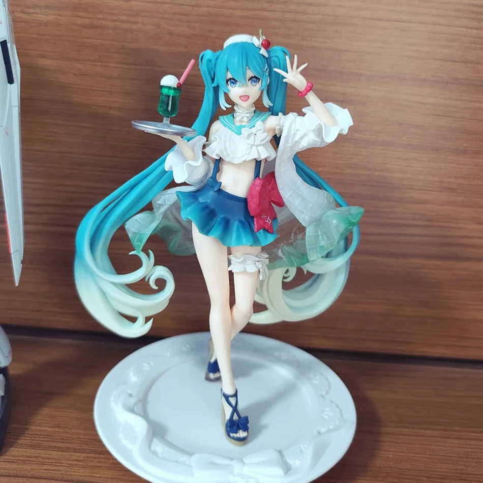 Nuevo Hatsune Miku figura de Anime juguetes figura creativa SweetSweets MIKU Kawaii dibujos animados PVC figura de acción modelo muñecas regalo de cumpleaños