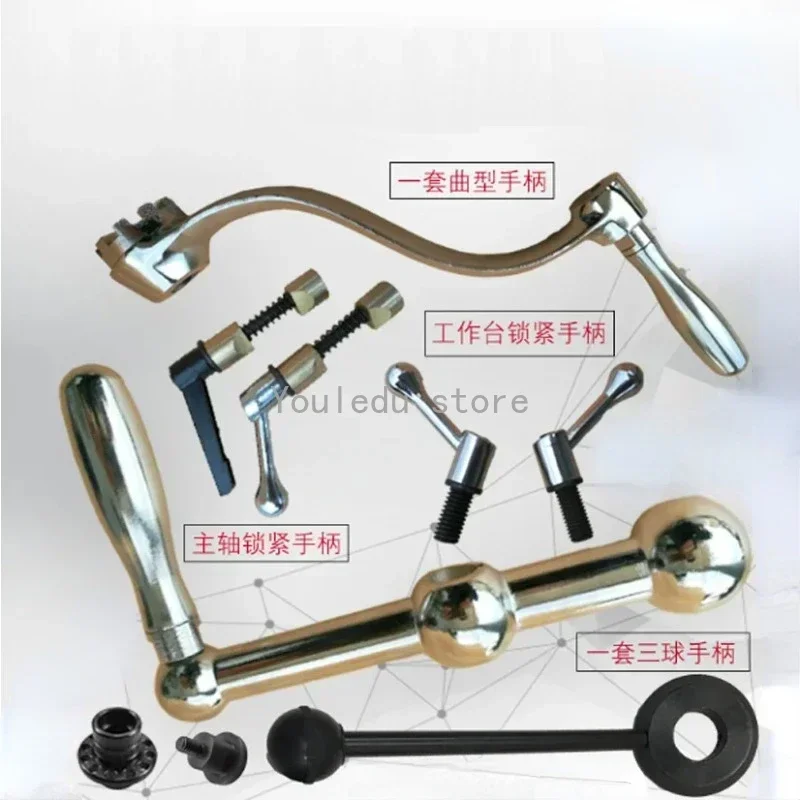 Turret Milling Machine Accessories Lifting Handle D26 Three Goals Hand Crank Olives Workbench