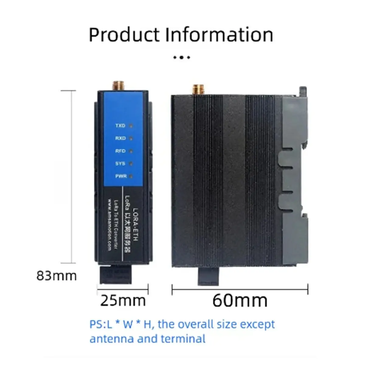 

Модуль N94R LORA-ETH Ethernet Modbus TCP UDP для прозрачной передачи данных, сервер-клиент, радиоприемопередатчик 433 МГц, дальность 10 метров