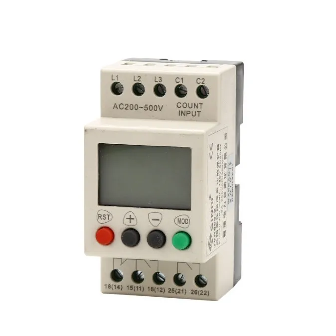JVR800-2 Chronograph Liquid Crystal Voltage Over and Under Voltage Off Phase Sequence Overload Protector Relay