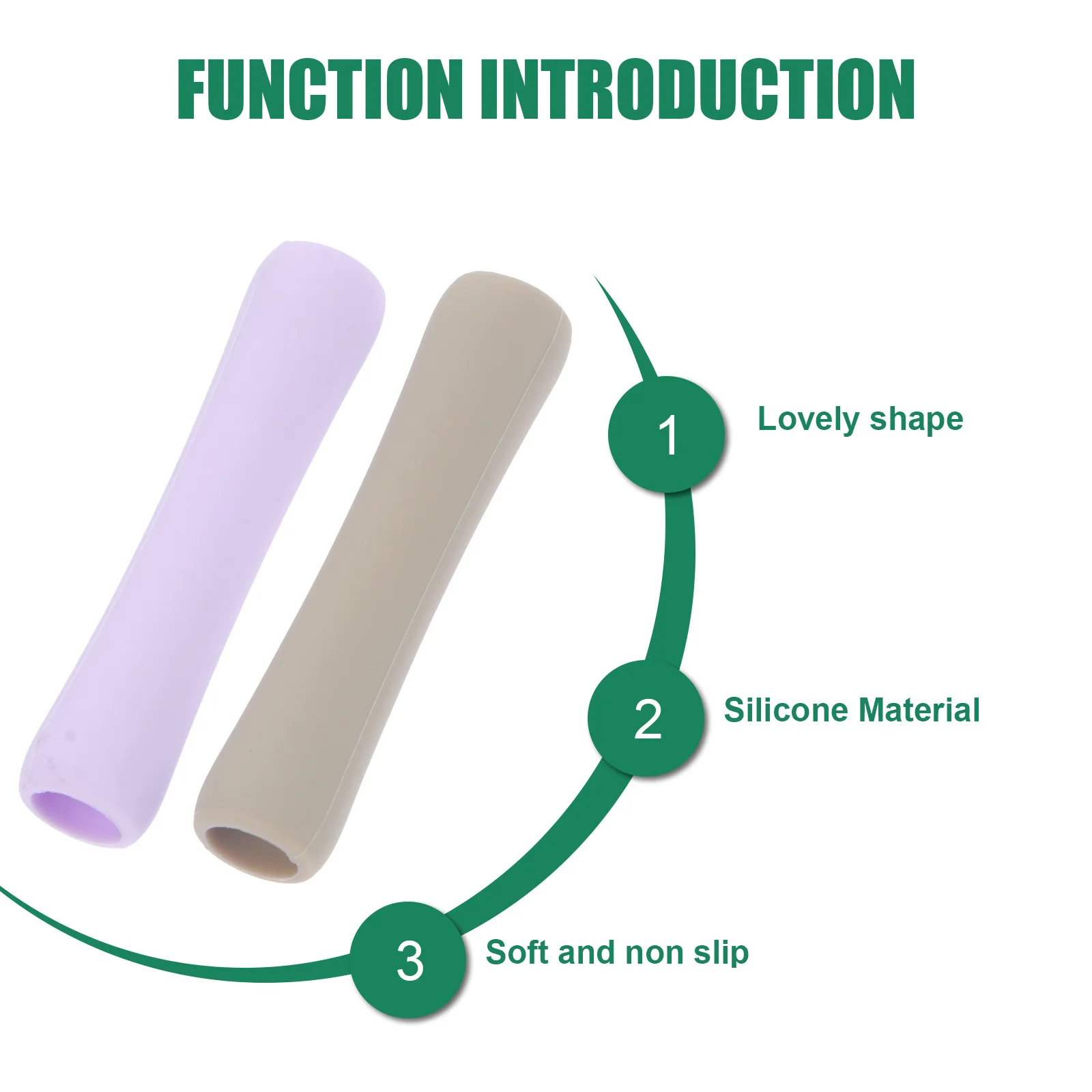 

6Pcs Silicone Pen Sleeve Stylus Protective Cover Simple Color Pencil Sleeve Comfortable Scratch Proof Pen Protection