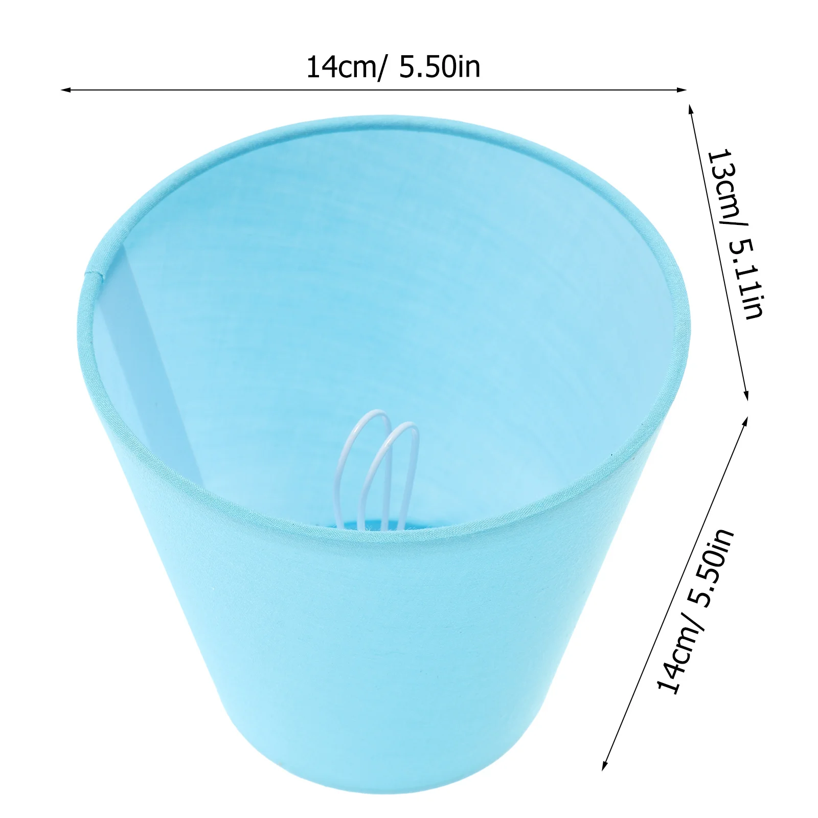 غطاء مصباح طاولة من القماش الناعم بمشبك حديدي على غطاء خفيف متين لغرفة النوم وغرفة المعيشة عاكس الضوء المنزلي بديل للديكور