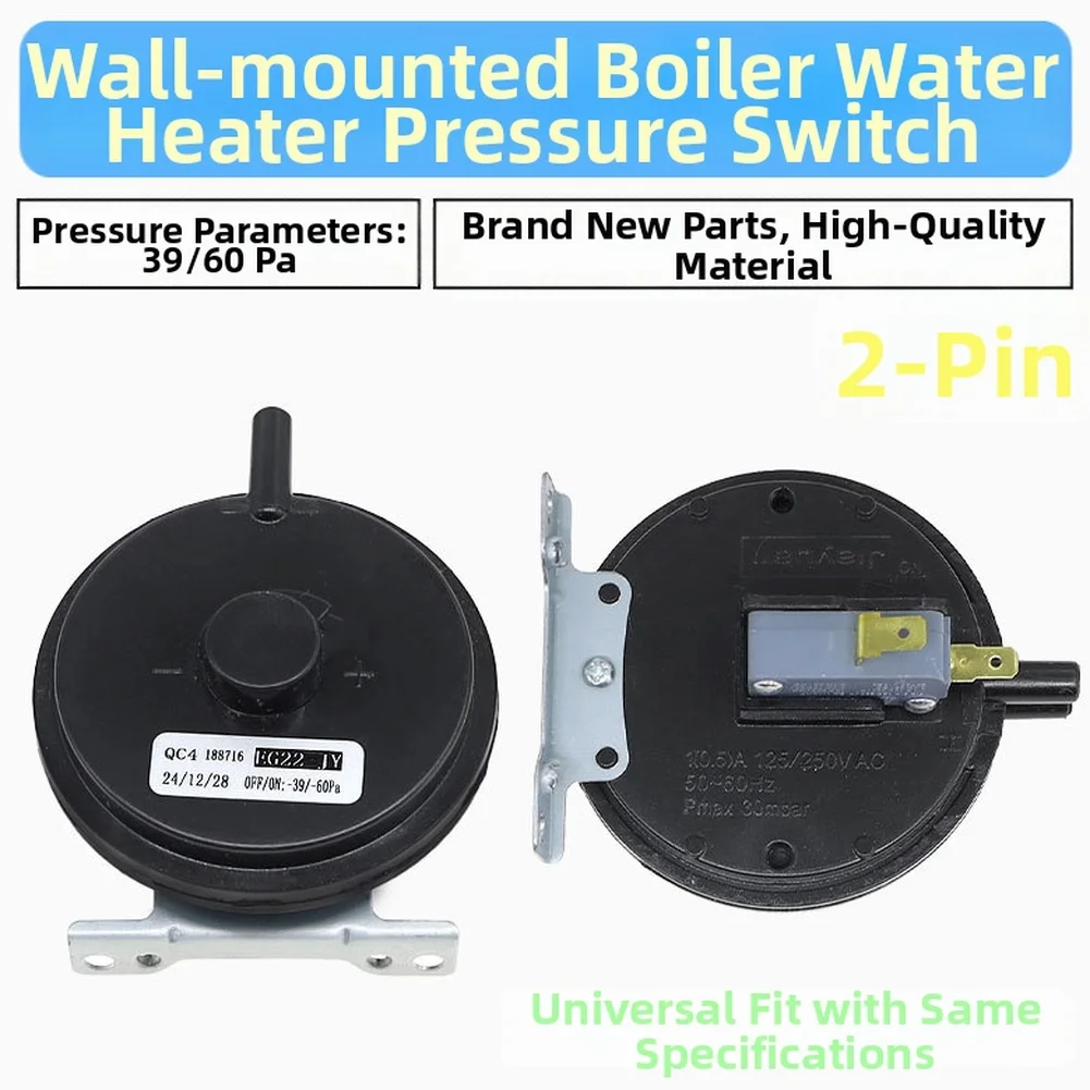 For Reliable Boiler Air Pressure Switch for Wall Mount Furnaces Ensures Proper Ventilation and System Function