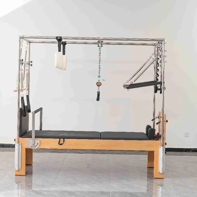 YTYIN Full Trapeze Gym Equipment Pilates Reformers 3 In 1 Bed Combo Machine Pilates Reformer Y For Sale