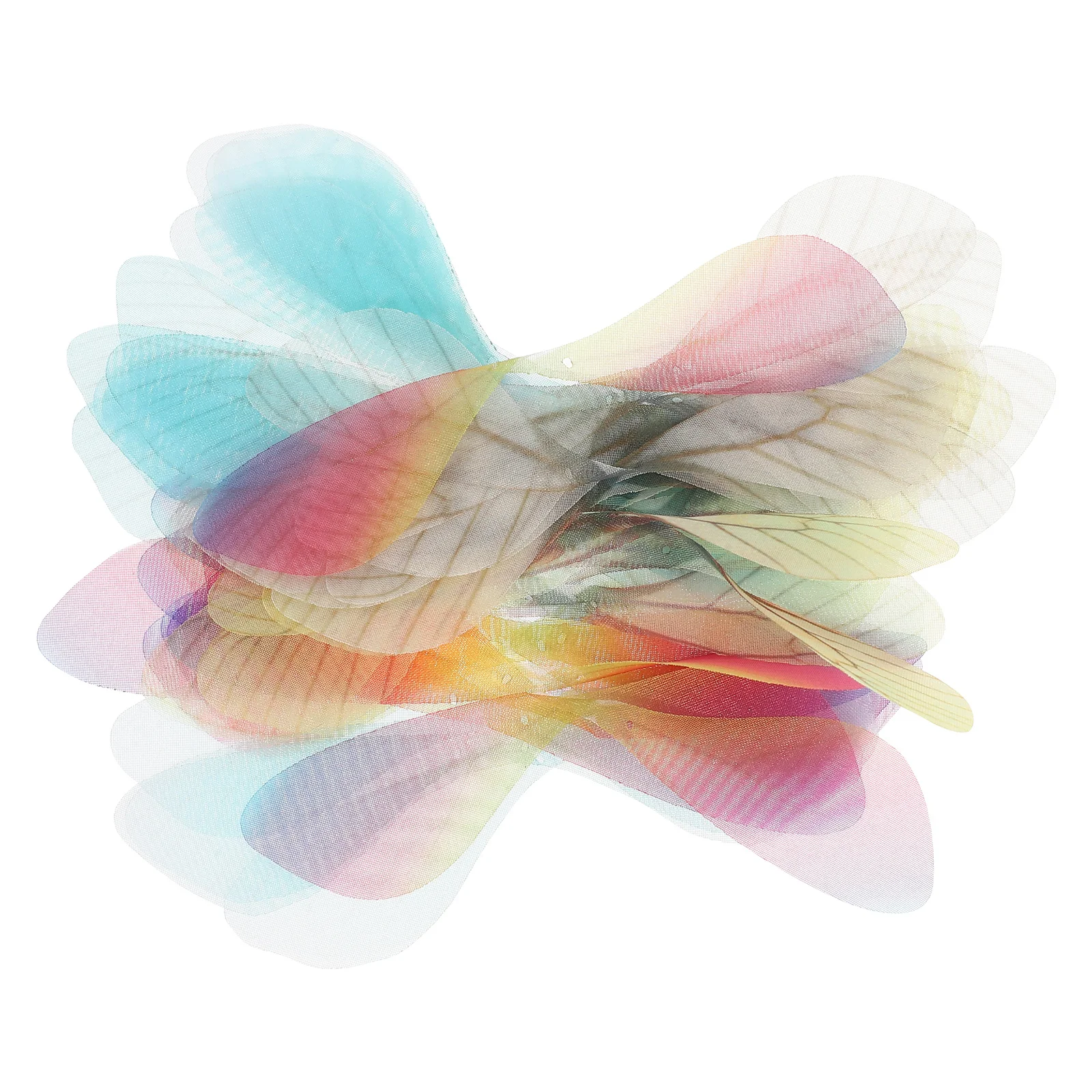 

50pcs Simulated Dragonfly Wing Decors Premium Artificial Earring Accessories Handmade Brooch Decorations Gift Fake Wings