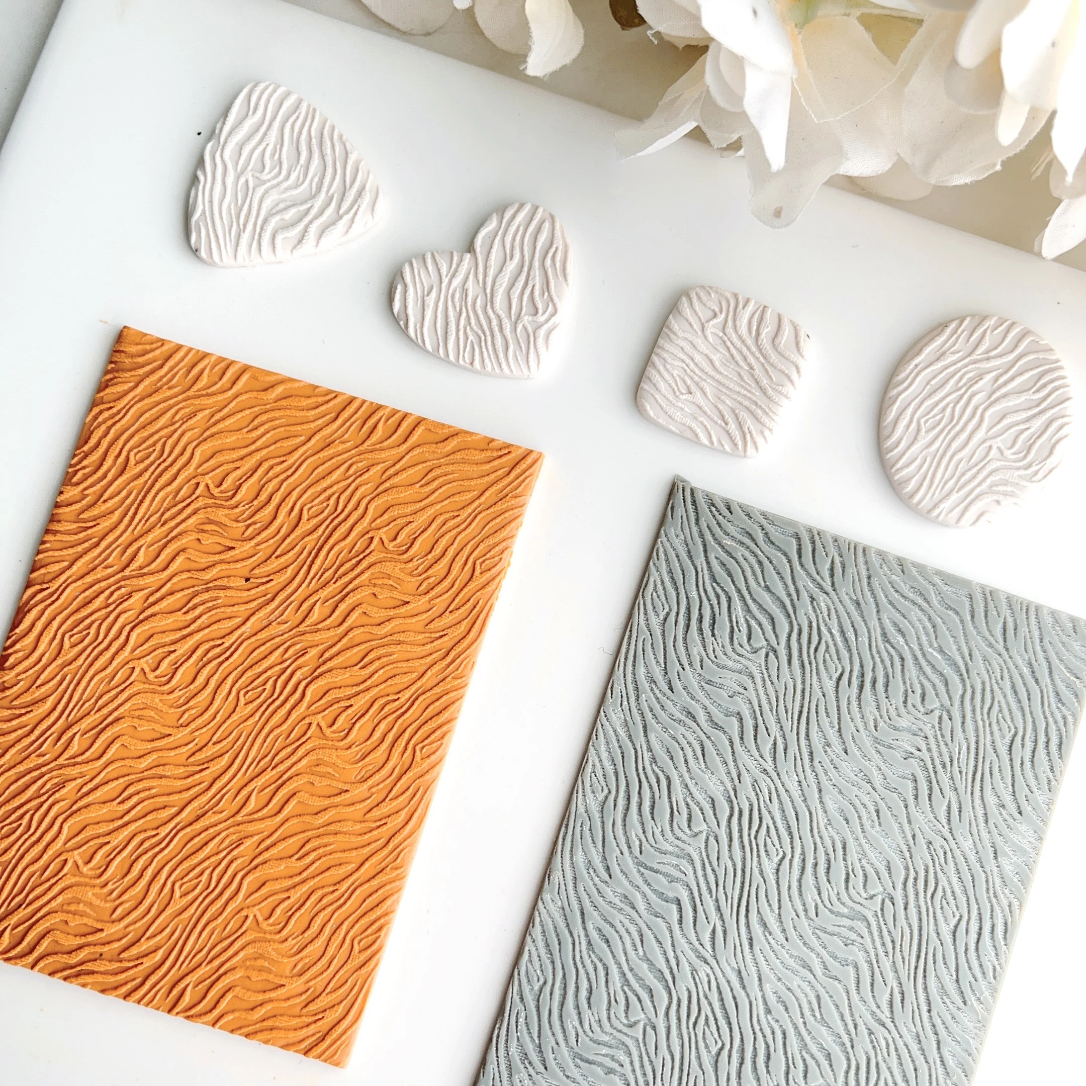 Texture Mat, Polymer Clay Texture Mat for Earring Making, Polymer Clay Earrings, Polymer Clay Tools, Polymer Clay Textures