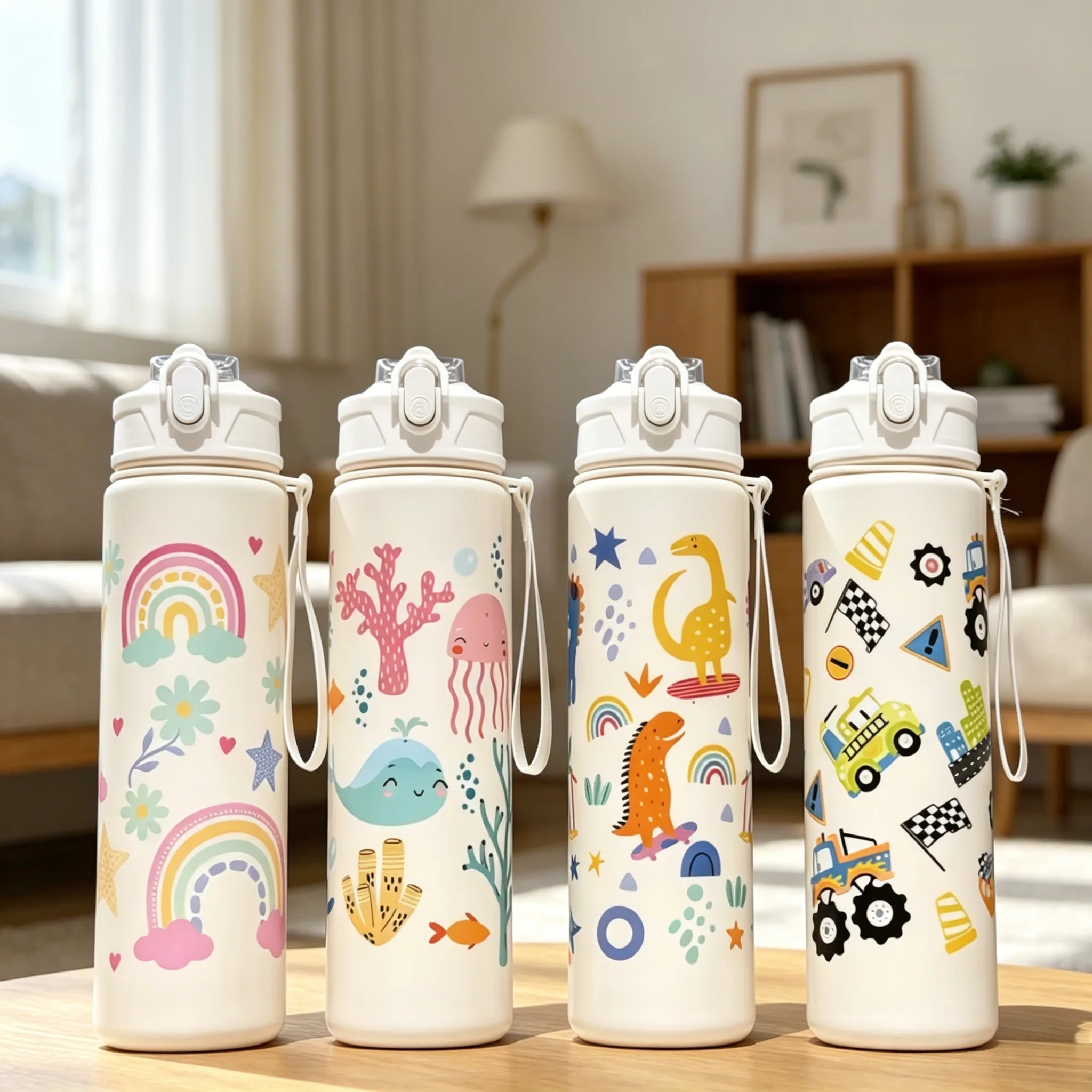 X&W Sanrio Plastic Straw Cups