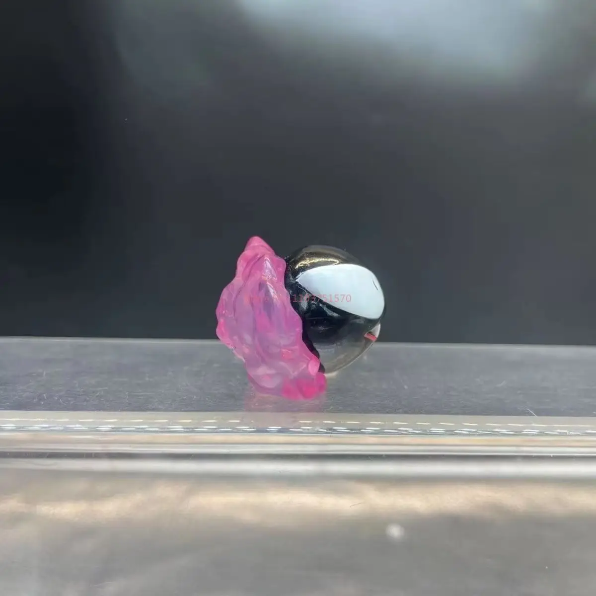 Quente novo kawaii gastly anime figura-fantominus nebulak estatueta dos desenhos animados estátua modelo boneca coleção ornamento brinquedo presente