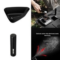 2025 MHW-3BOMBER 110ml Aluminum Alloy BeanBoat Coffee Bean Dosing Cup Dosing Tray 10ml Coffee Bean Spray Bottle Tray Kit