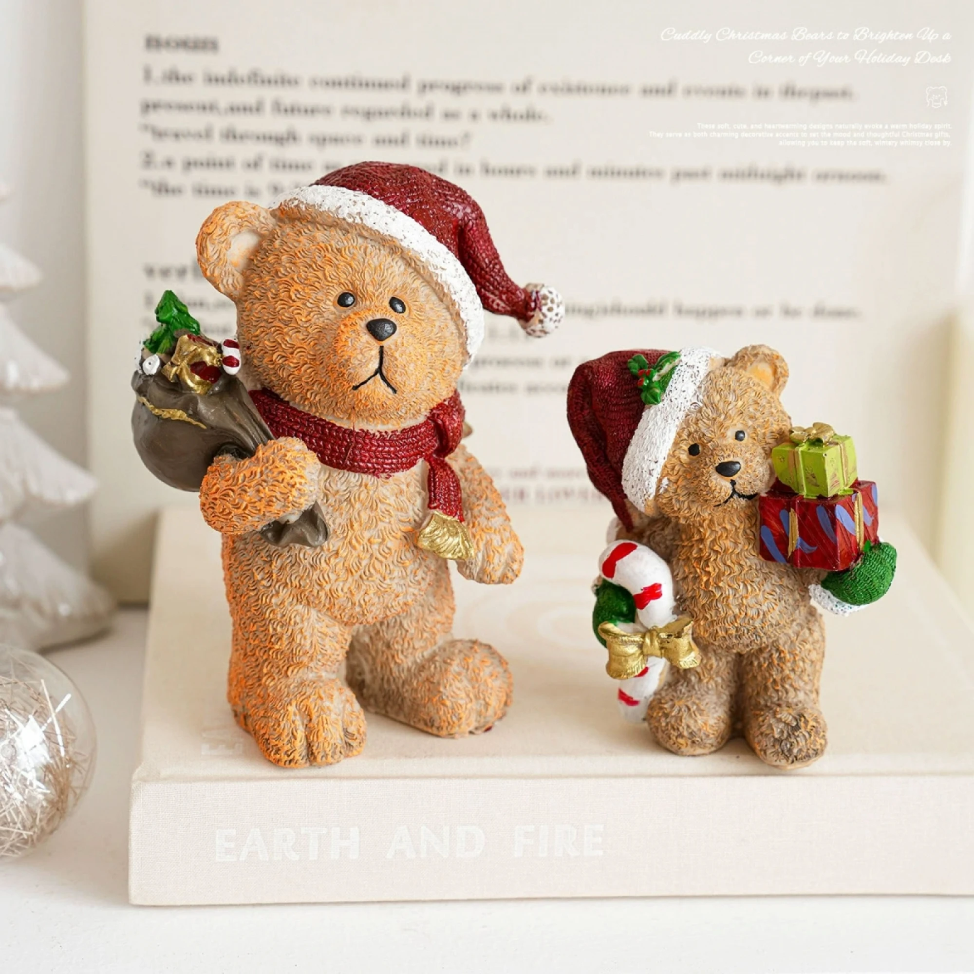 Desk Ornament Resin Home Decor Cute Standing Desk Ornament Resin Ornament-Resin-Home Cute Standing Christmas Desk