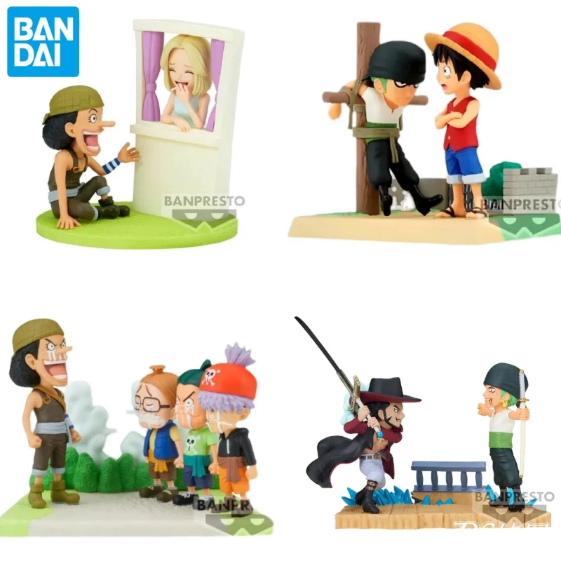 

In Stock Genuine Bandai Banpresto One Piece Wcf Kaya Usopp Luffy Figure Model Anime Model Ornament Doll Toys Kids Gfit