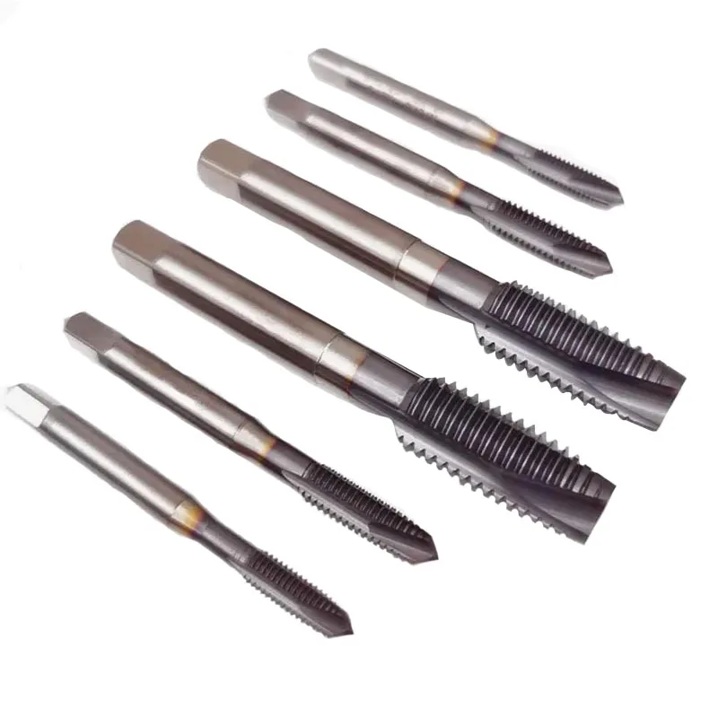 M35 Cobalt TICN Coated Screw Thread Tap Drill Bit Spiral Pointed Flute Metric M3-M16 Machine Tool For Stainless Steel Metal