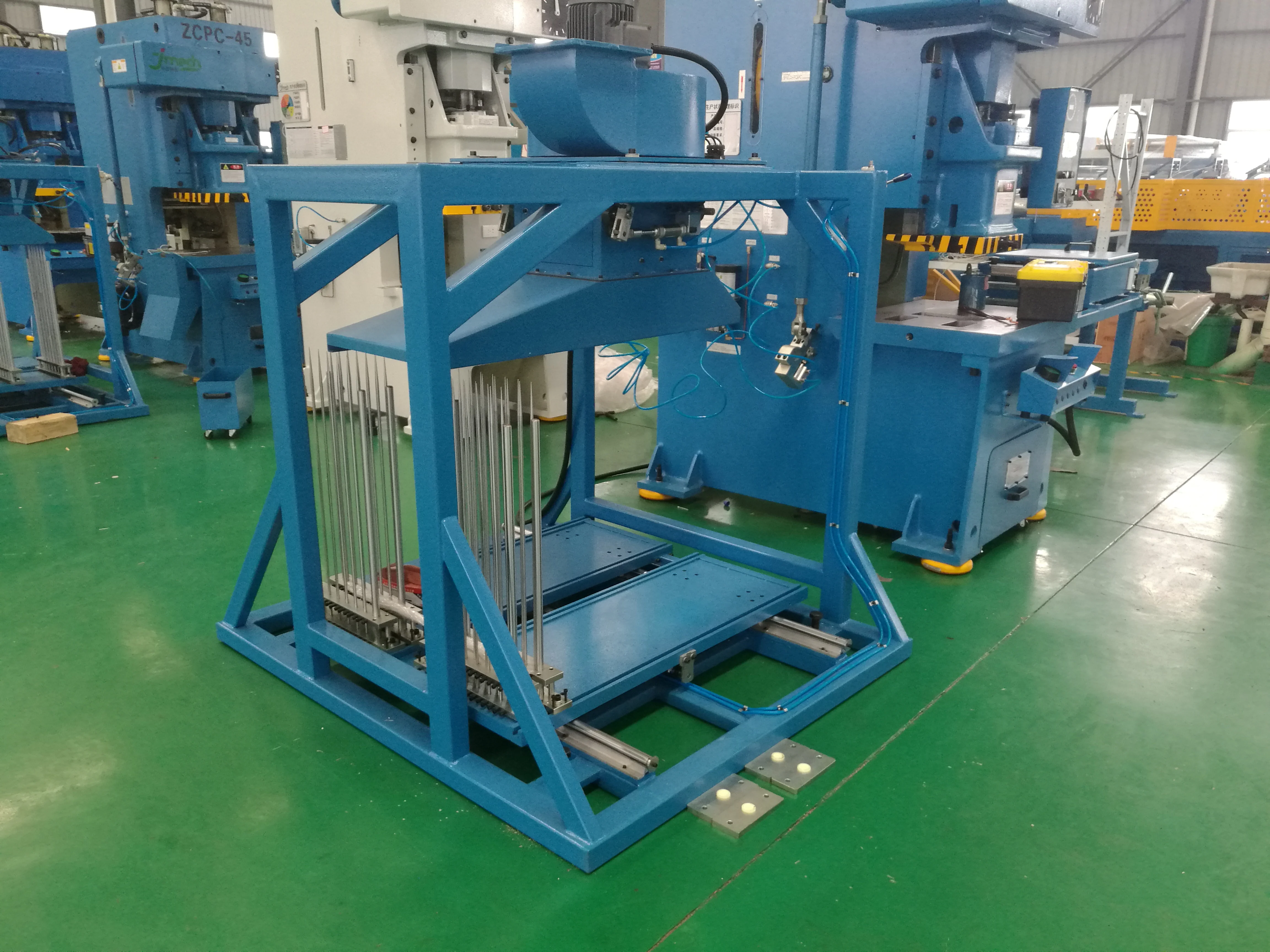 آلة ضغط ختم الزعانف عالية السرعة لمكيف الهواء PLC