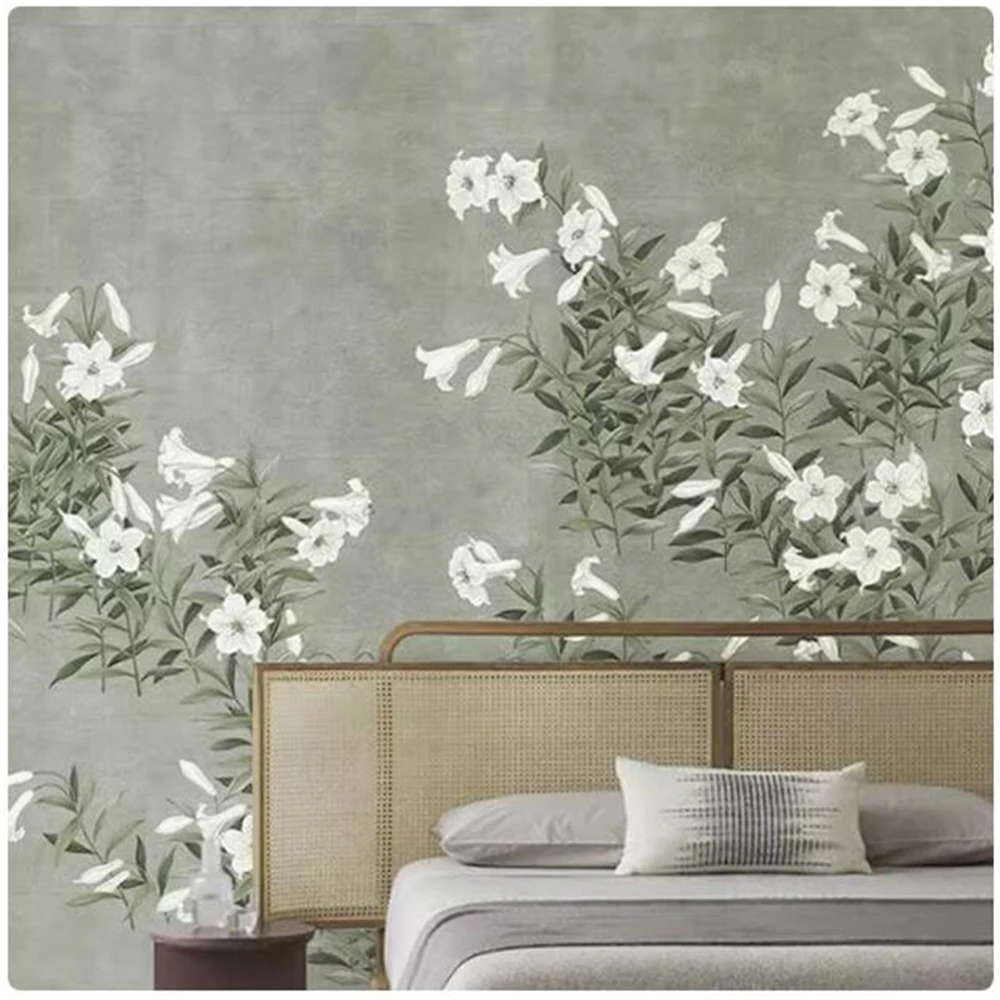 custom Papel De Parede 3D Calla lily Photo Wallpaper Modern Mural Living Room Bedroom home Decor Wall paper Expansion Wallpapers