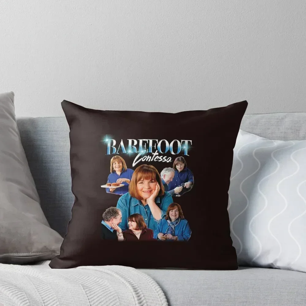 

Barefoot Contessa Ina Garten 90s Bootleg Throw Pillow luxury sofa pillows autumn pillowcase Plaid Sofa pillow