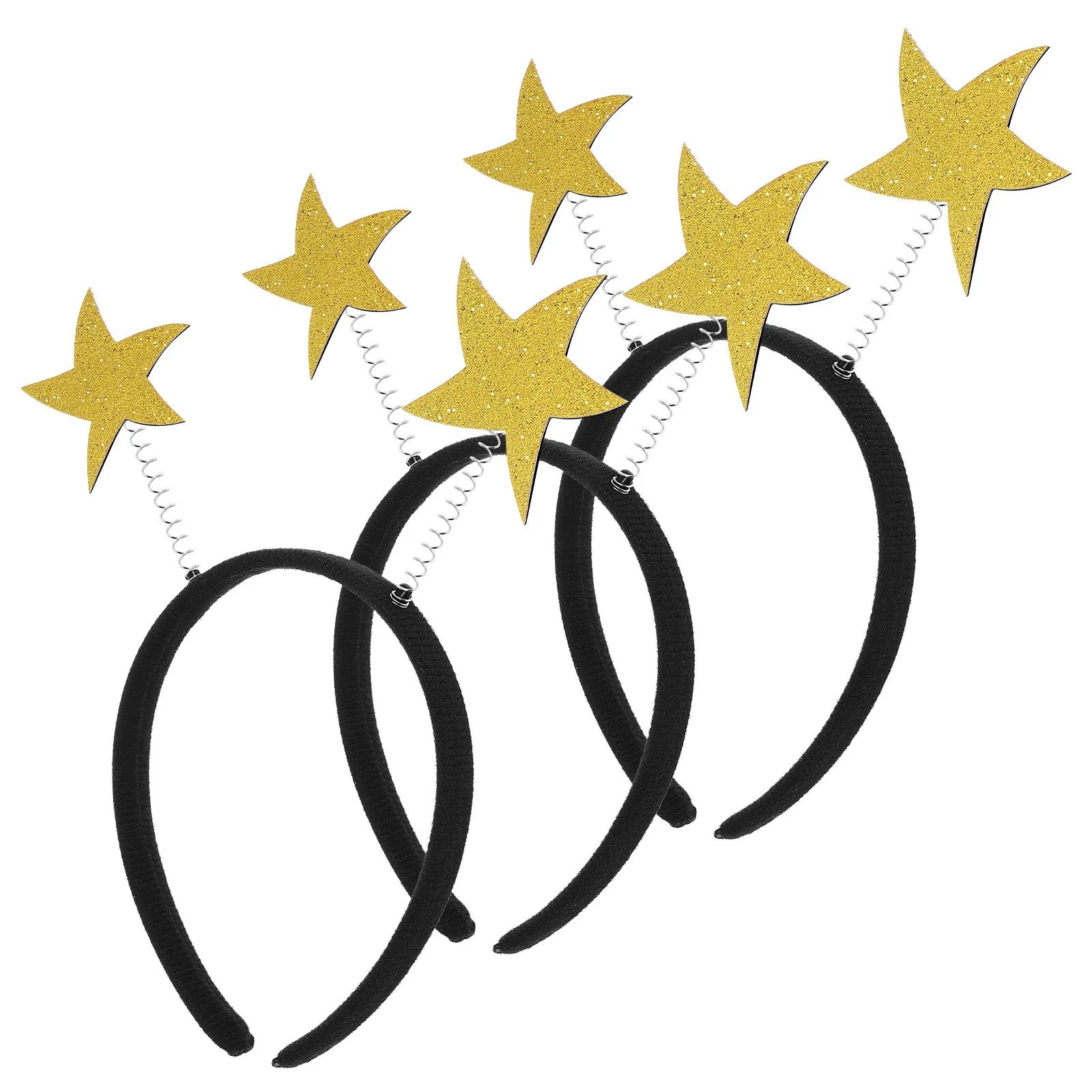 

3Pcs Sea Star Headbands Star Hair Accessories Glitter Hair Hoops Premium Material Comfort Fit for Cosplay Party Birthday Photo