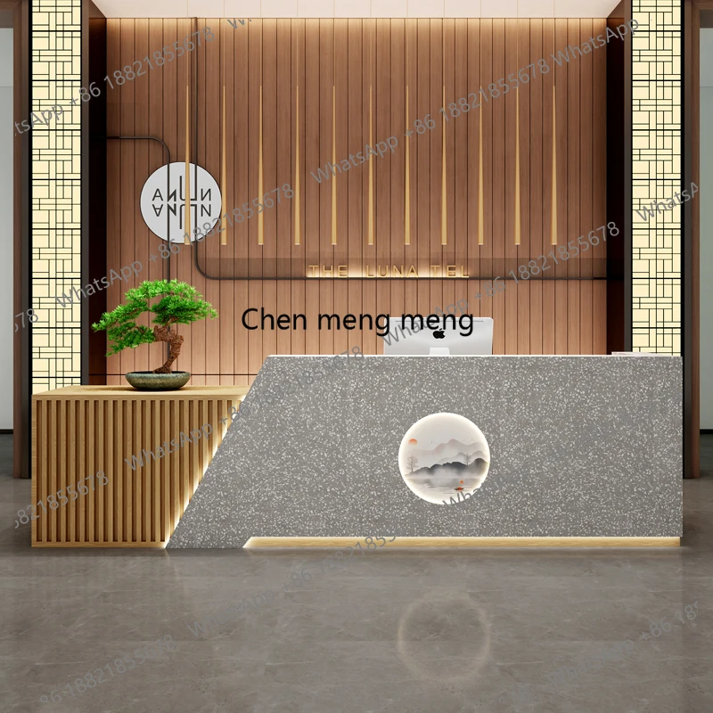 Counter Design Reception Desks Display Commericial Promotion Customer Reception Desks Business Salon Schreibtisch Furniture