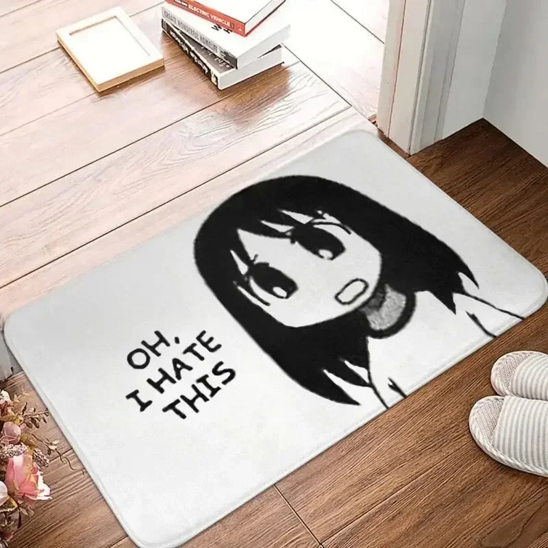 

2024 Anime Japanese Non-Slip Doormat Living Room Mat OUTDATED Check Profile Azumanga Daioh Osaka Ayumu Kasuga Monochrom New Year
