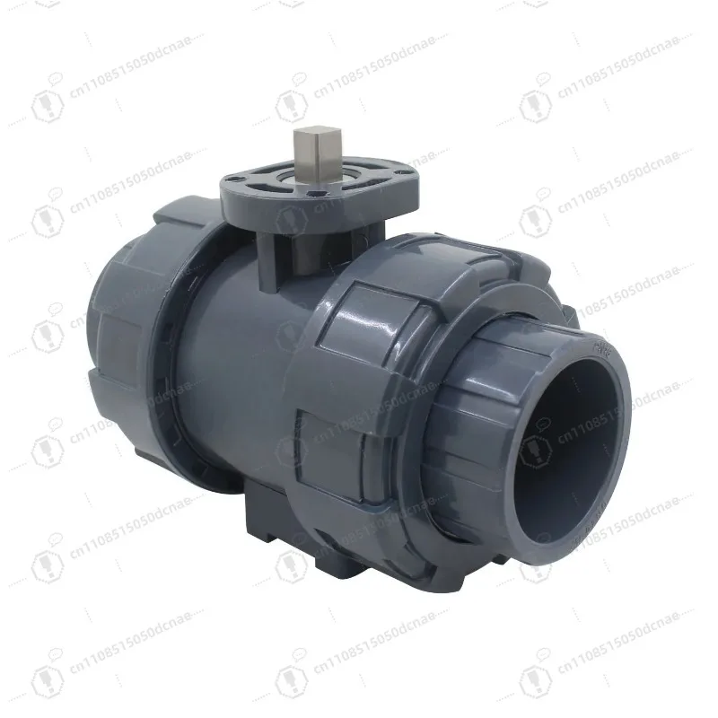 PVC Motorized Shut Off Ball Valve DN15-DN100 Electric Actuator For Pipeline Pneumatics Replacement