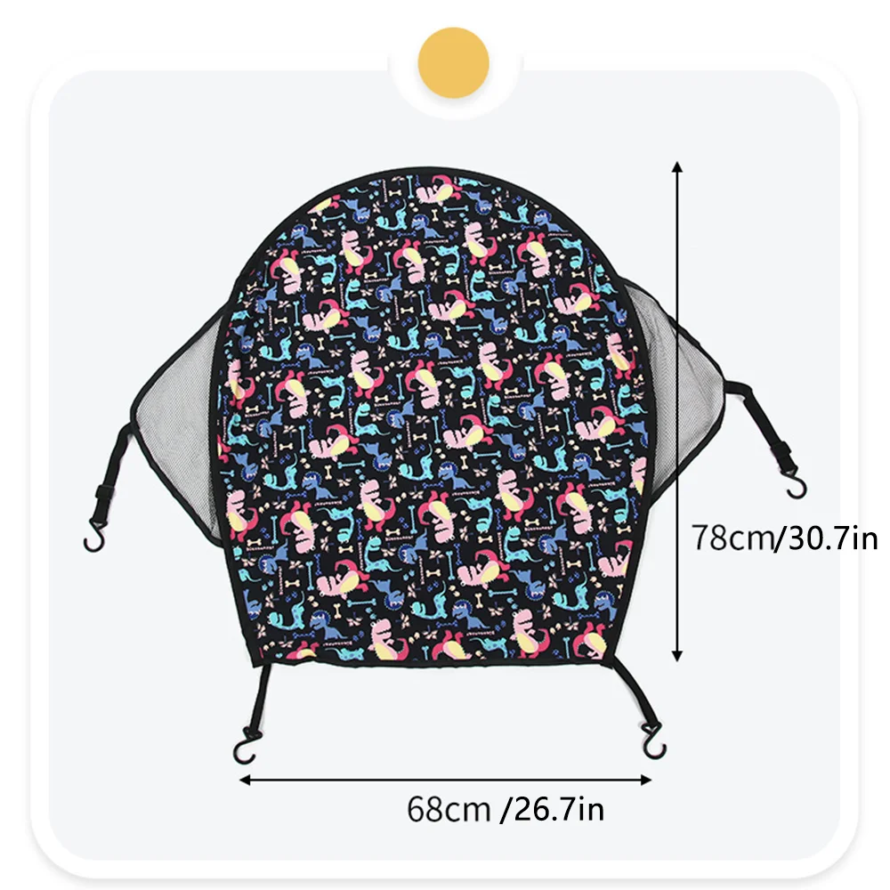 Kids Stroller Sun Shade, UV Protection Cover, Universal Fit for Reversible Strollers, Essential Summer Sun Protection
