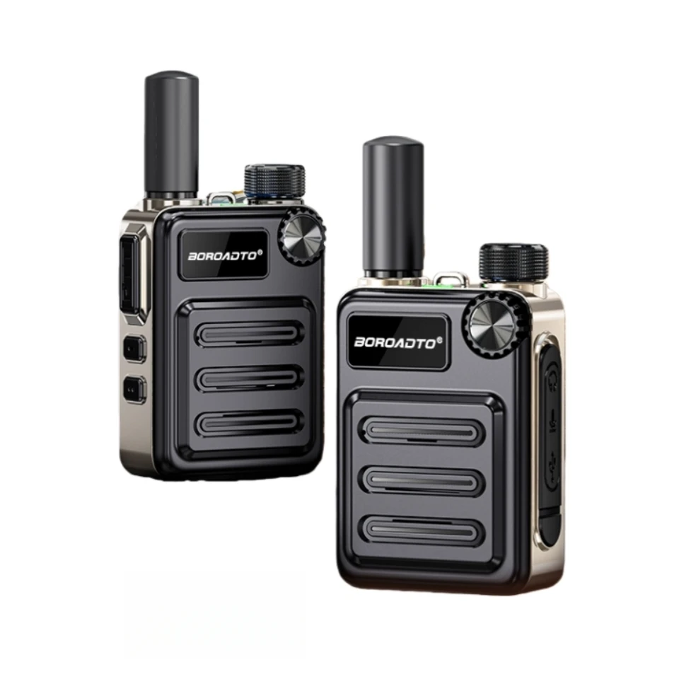 UHF 400-470MHz PMR446 Walkie Talkie 16 Channels Long Range Rechargeable Mini Handheld Two Way Radio with USB Charger for Camping