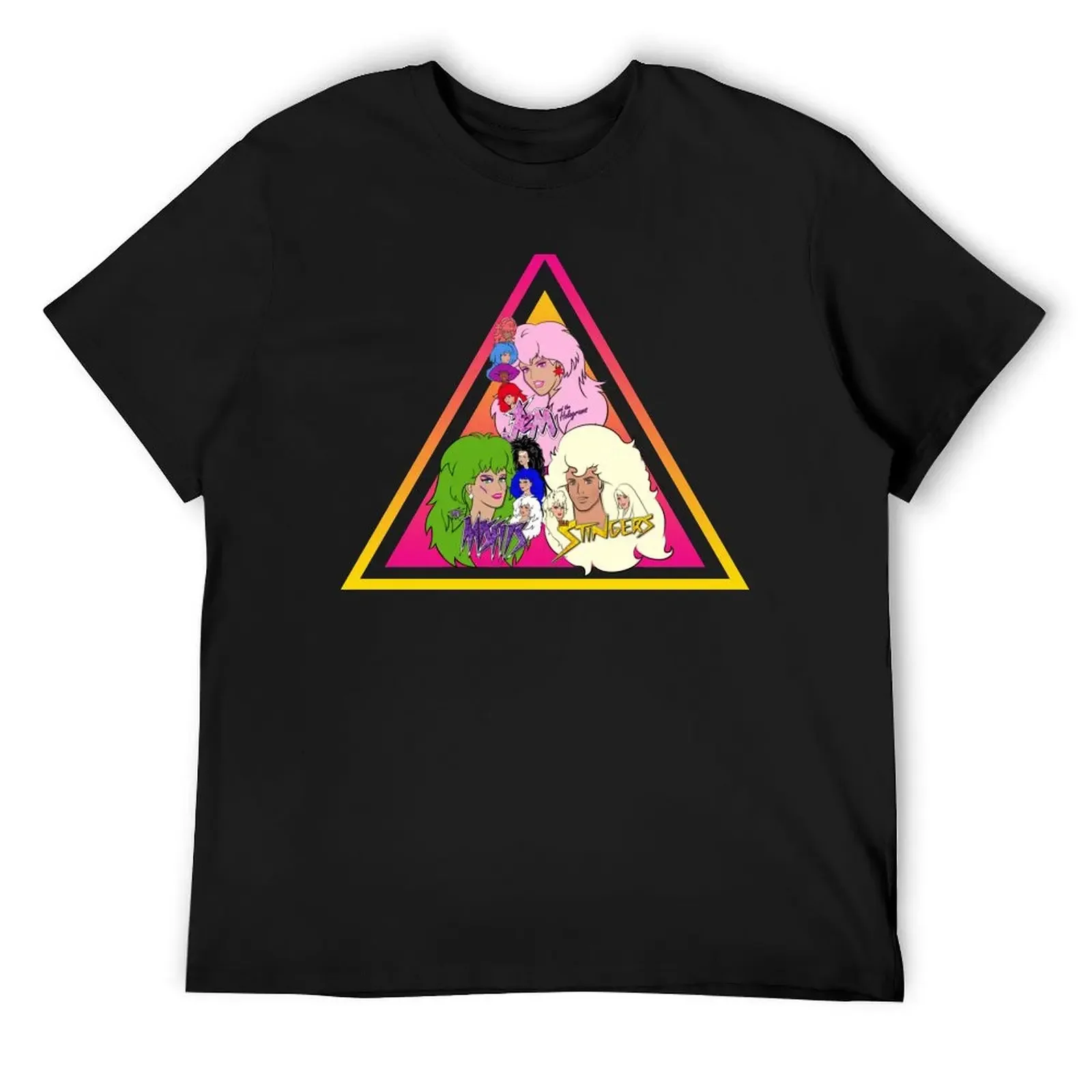 Jem and the Holograms + The Misfits meet The Stingers! T-Shirt quick-drying anime tshirt cheap stuff mens designer t shirt