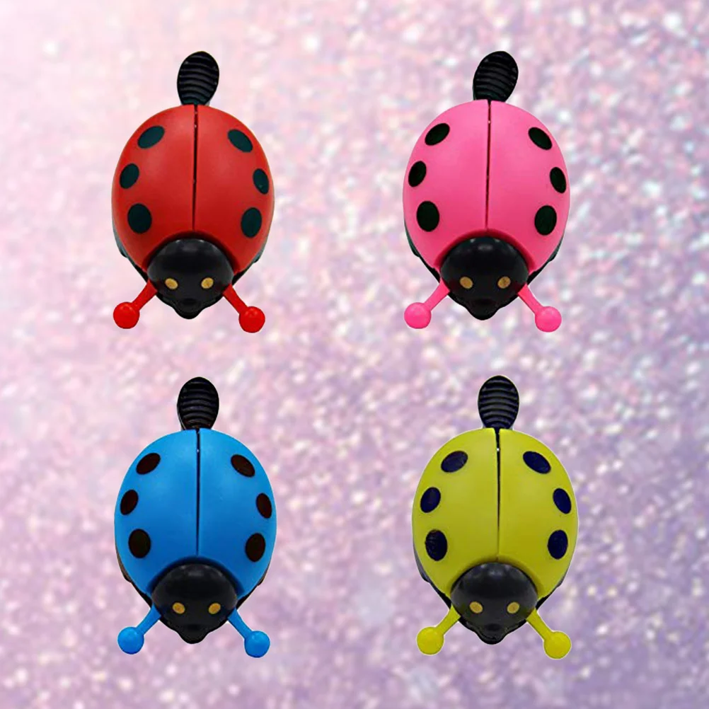 

4pcs Bike Bells For Red Yellow Pink Blue Handlebar Mount Sound Press Antenna Wings Design Alarm