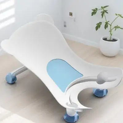 

Ergonomic Baby Wash Basin Portable Infant Bath Cushion Soft Baby Bath Support for Newborn Butt Wash Bathroom Portable Washbasin