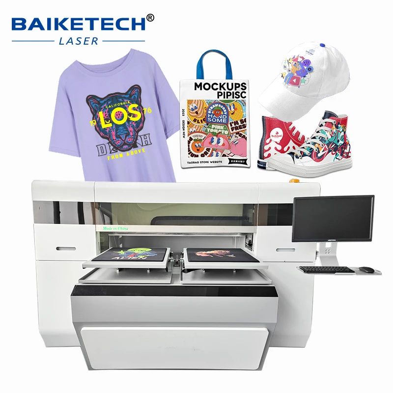 TH-i3200T  Digital Direct-to-Garment Printer Four-nozzle with Easy Operations for Cloth Leather Crystal Printing