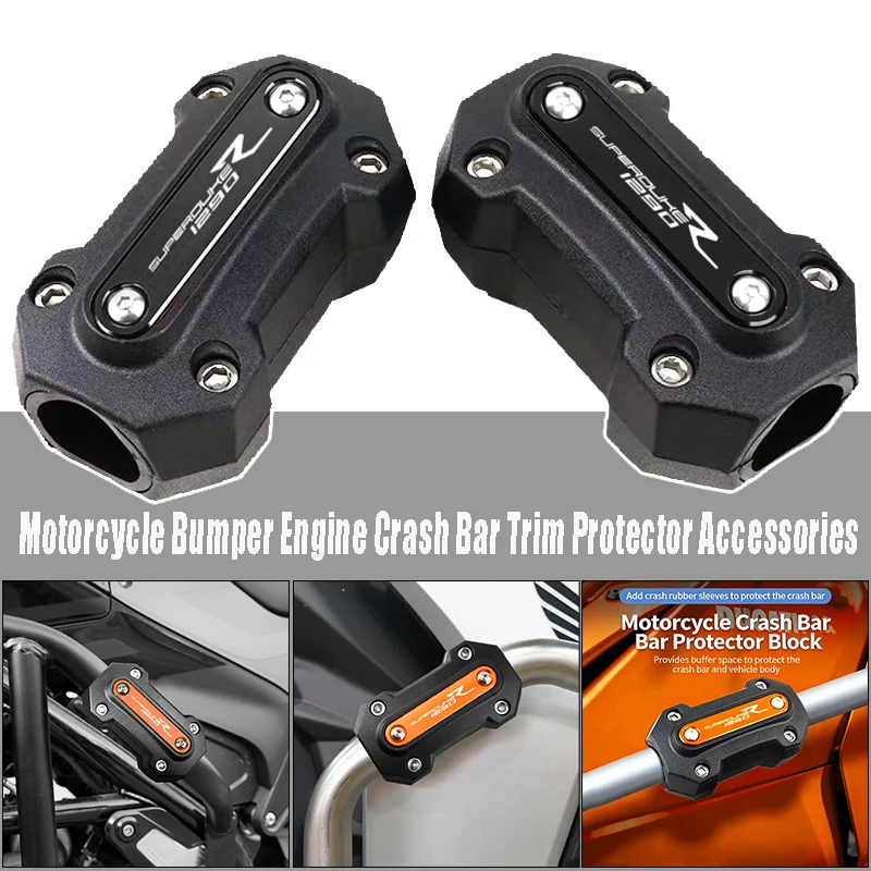 

For KTM 1290 ADVENTURE S R 1290 Super ADV R/T 1290 Duke SUPERDUKE1290 Motocycle Engine Crash Bar Protection Bumper Guard Block