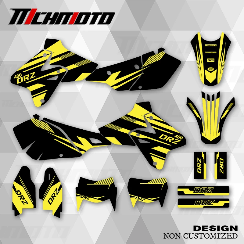 

MCHMFG новый стиль графические наклейки наборы наклеек для SUZUKI DRZ400 1999-2001 2005-2022 S SM E